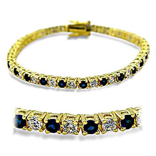 Gold Bracelet in Sapphire