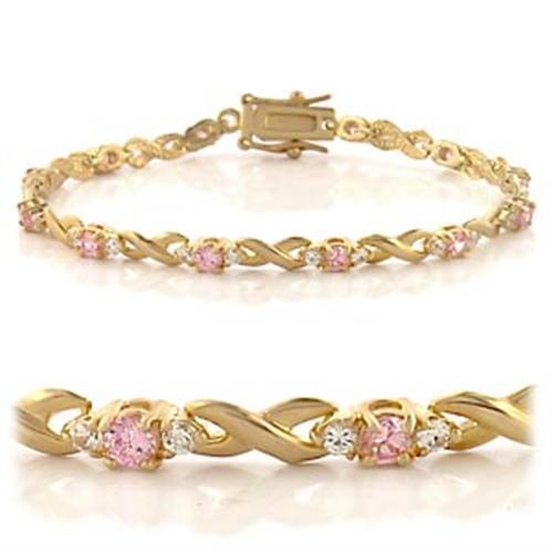 Pink & Gold Bracelet