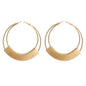 Big Gold Hoops Earrings