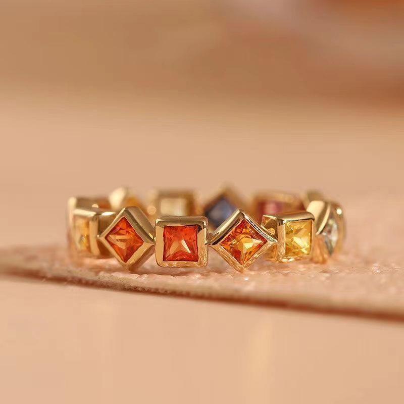 Multi-color Gold Ring