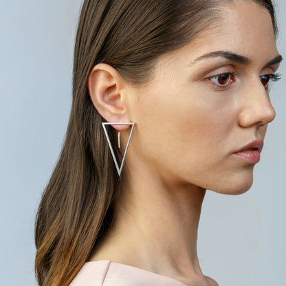 Simple Triangle Earrings