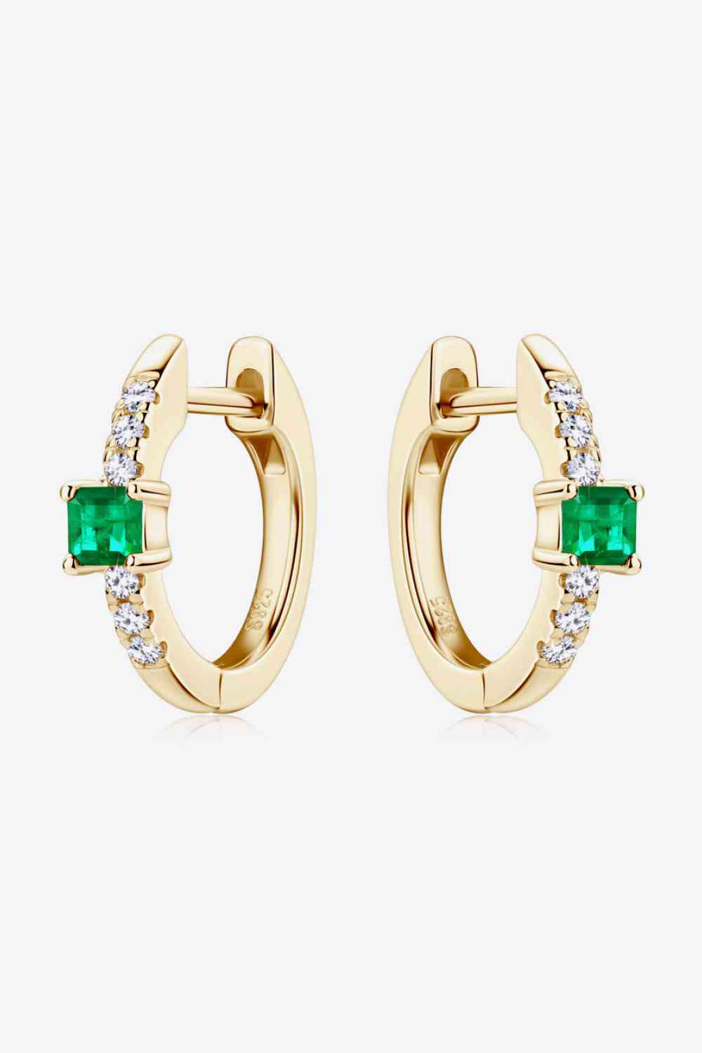 Diamond Emerald Earrings