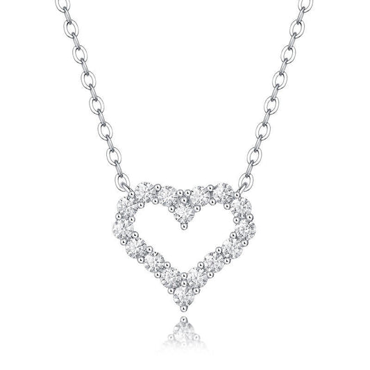 Hollow Out Heart Necklace
