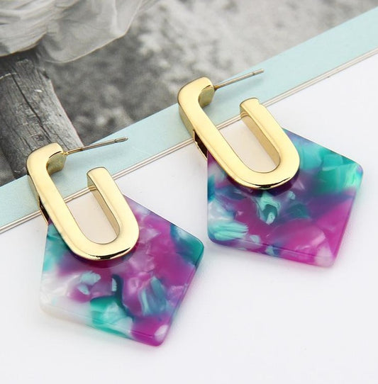 Vintage Hollow Drop Earrings