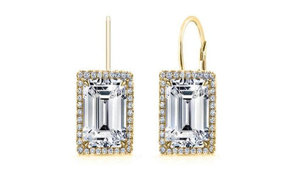 Emerald Cut Elements Earrings