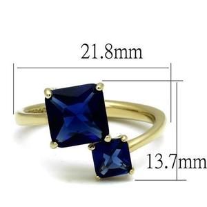 Royal Blue Gold Ring