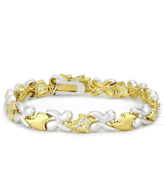 Gold & Sheer Bracelet