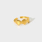18K Gold Scallop Open Ring