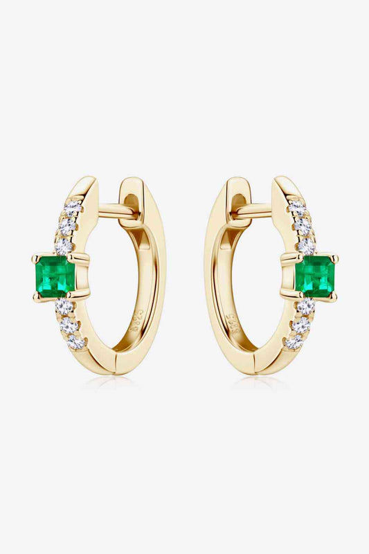 Diamond Emerald Earrings