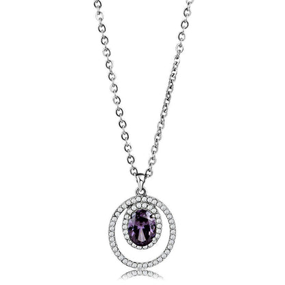 Amethyst Pendant Necklace