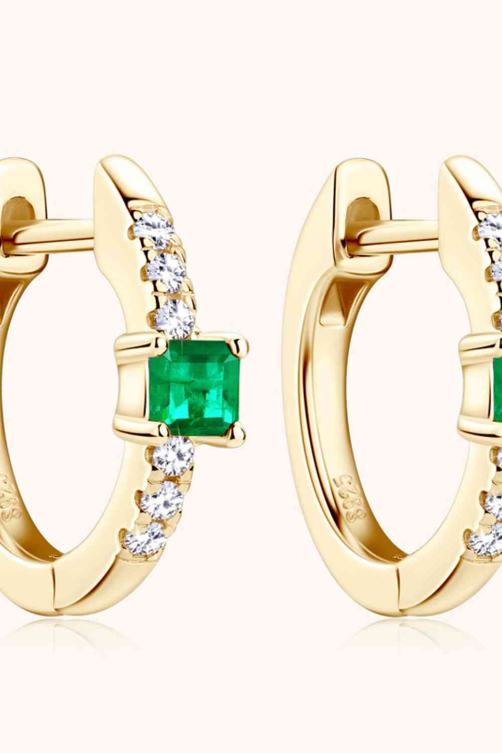 Diamond Emerald Earrings