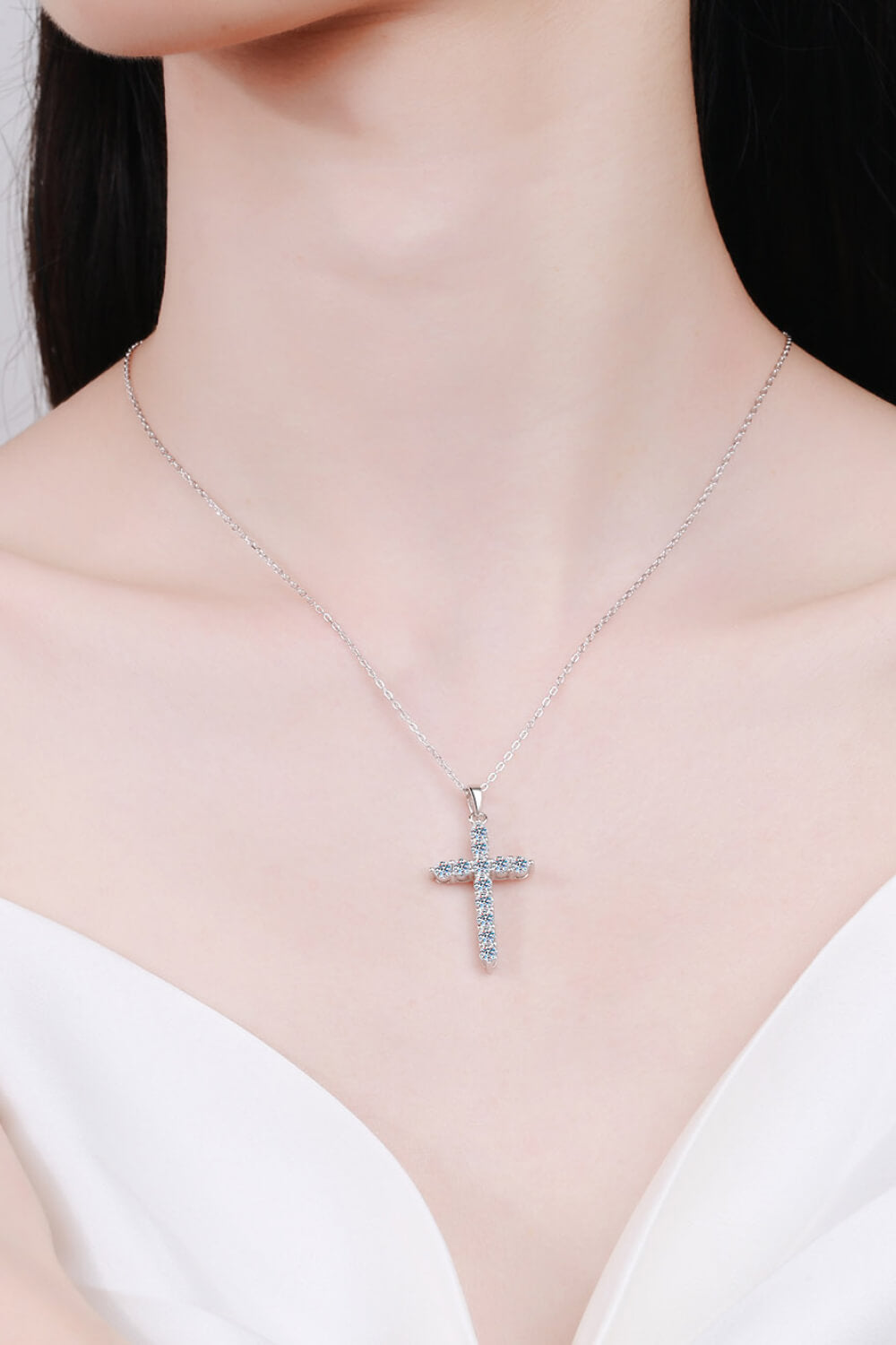 Diamond Cross  Necklace