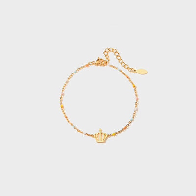 Gold Crown  Bracelet