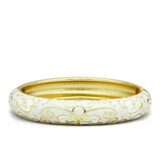 Flash Gold White Bangle