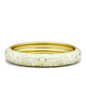 Flash Gold White Bangle