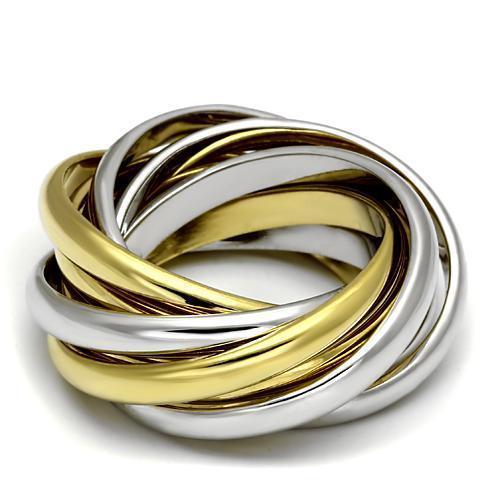 Gold Overlap Ring