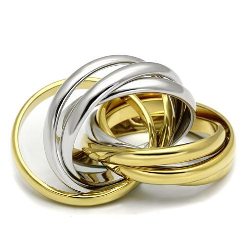 Gold Overlap Ring