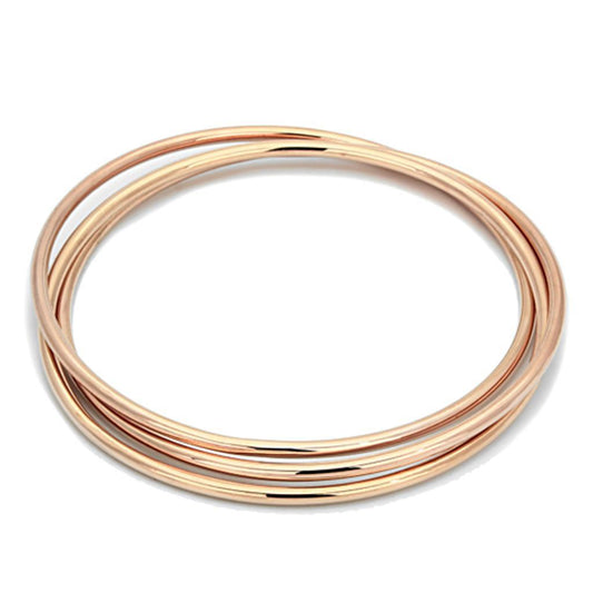 Rose Gold Bangle with No Stone
