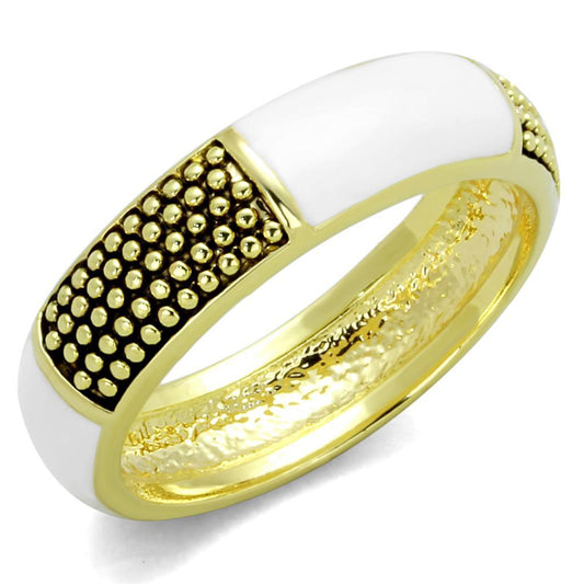 Classy White & Gold  Ring