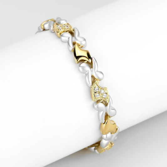 Gold & Sheer Bracelet