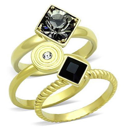 Gold Design Three-set Ring