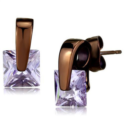Flat Square Drop Earrings