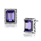Blue Infinity Earrings