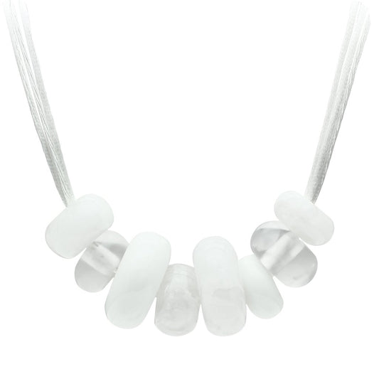 Resin White Necklace